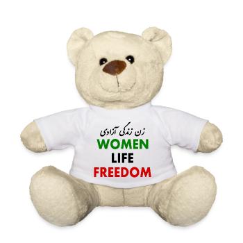 Women life freedom - Teddy Bear - white - Front