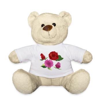 Rosenstrauß Farbenspiel - Teddy - Weiß - Vorne