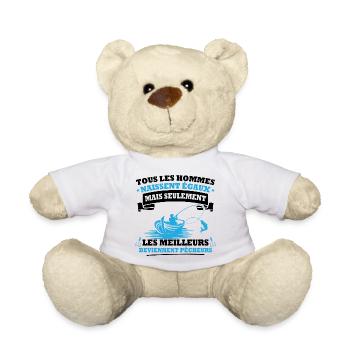 Les meilleurs deviennent pêcheurs - Nounours - blanc - Devant