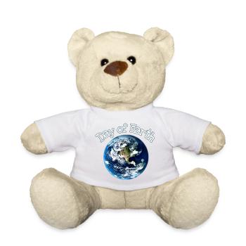 Tag der Erden Day of Earth - Teddy - Weiß - Vorne
