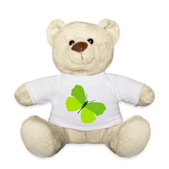 Papillon Unique Cadeau Butterfly - Nounours - blanc - Devant