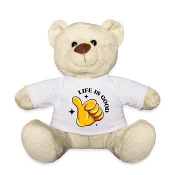 Das Leben ist gut, das Leben ist gut, das gute Leben - Teddy - Weiß - Vorne