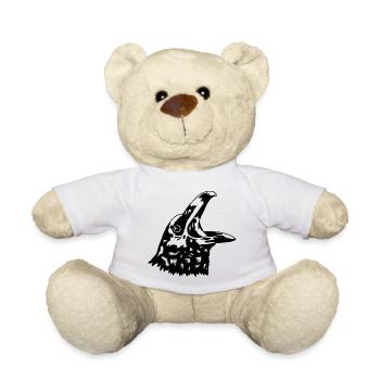 Crow - Teddy Bear - white - Front