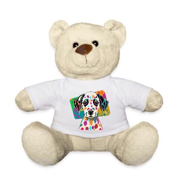 Dalmatian - Teddy Bear - white - Front