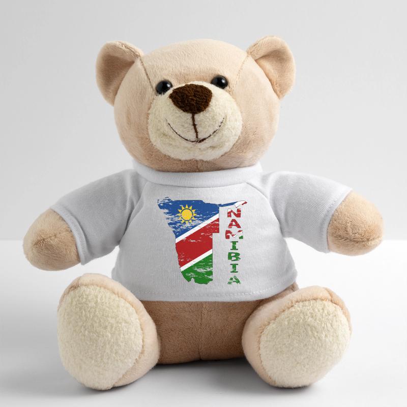Namibie Carte Drapeau utilisé Nounours