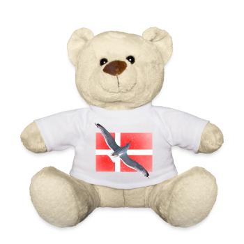 Dänemark Möwe Danmark - Teddy - Weiß - Vorne