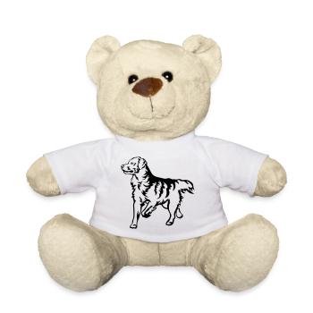 Golden Retriever - Teddy Bear - white - Front