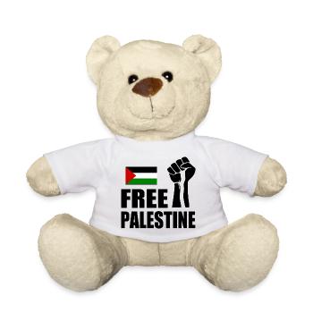 Free palestine - Teddy - Weiß - Vorne