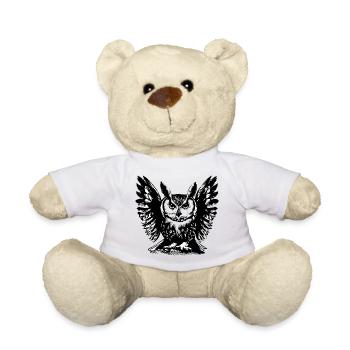 Owl1 - Teddy Bear - white - Front