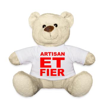 Artisan et Fier - Nounours - blanc - Devant