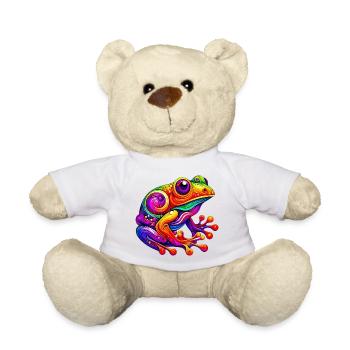 Frosch - Teddy - Weiß - Vorne