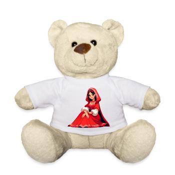 Ded Moroz Snegurotschka russischer Weihnachtsmann - Teddy - Weiß - Vorne