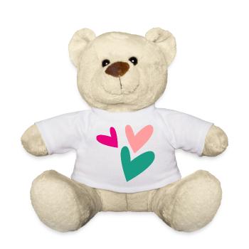PAAR. ICH HABE GERADE GEHEIRATET. Junggesellinnenabschied. VALENTINSTAG. MARIES - Teddy - Weiß - Vorne