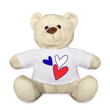 PAAR. ICH HABE GERADE GEHEIRATET. Junggesellinnenabschied. VALENTINSTAG. MARIES - Teddy - Weiß - Vorne