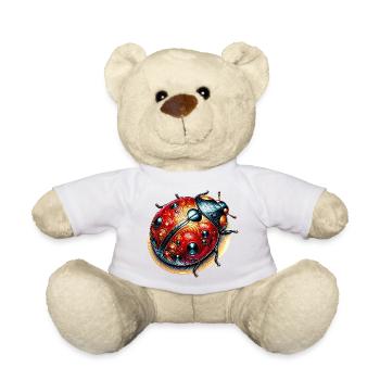 Marienkäfer - Teddy - Weiß - Vorne