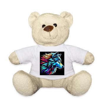 Loup - Nounours - blanc - Devant