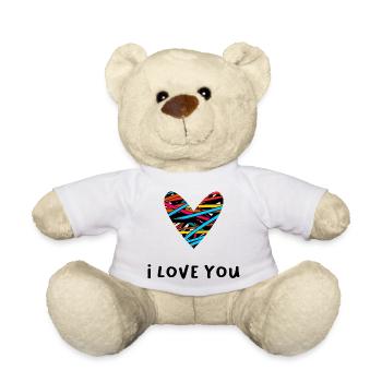PAAR. ICH HABE GERADE GEHEIRATET. Junggesellinnenabschied. VALENTINSTAG. MARIES - Teddy - Weiß - Vorne