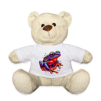 Frog - Teddy Bear - white - Front
