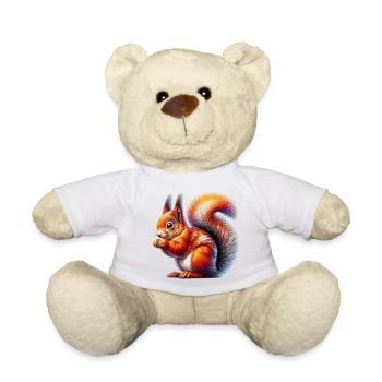Eichhörnchen - Teddy - Weiß - Vorne