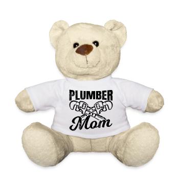 Mère plombière - Nounours - blanc - Devant