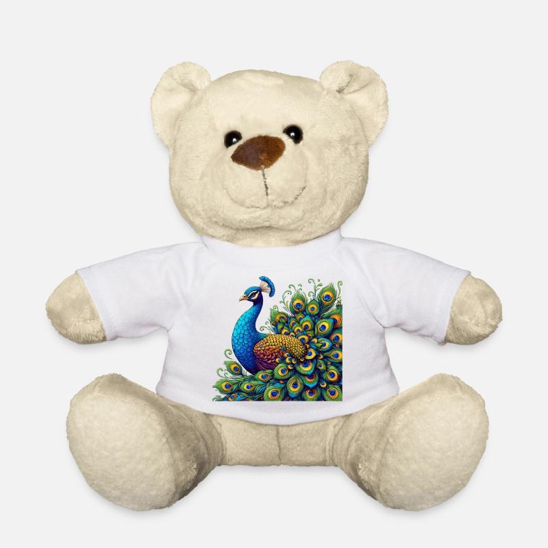 Paon - Nounours - blanc