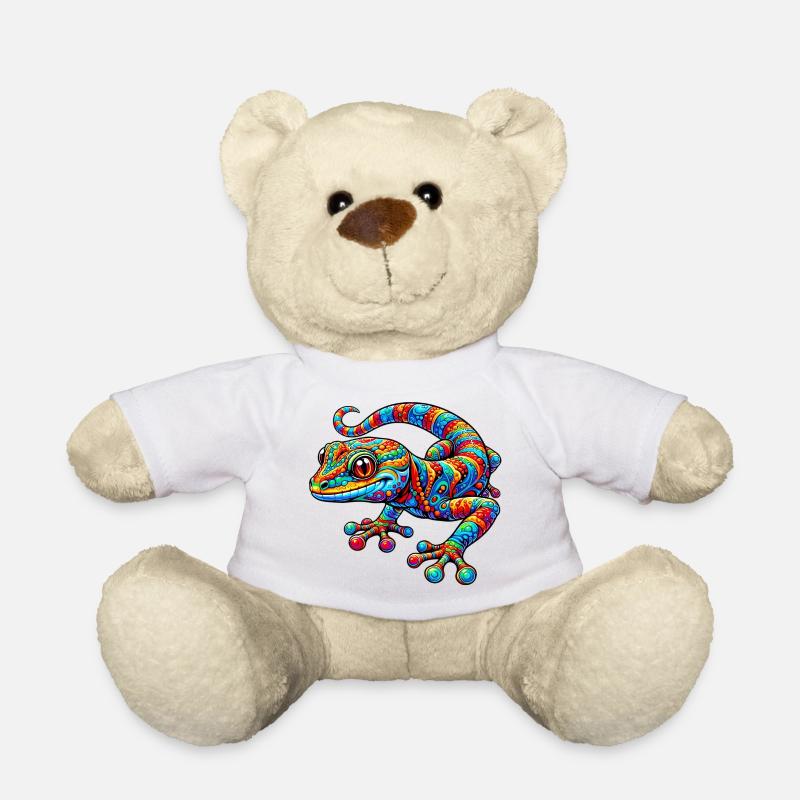 Gecko - Nounours - blanc