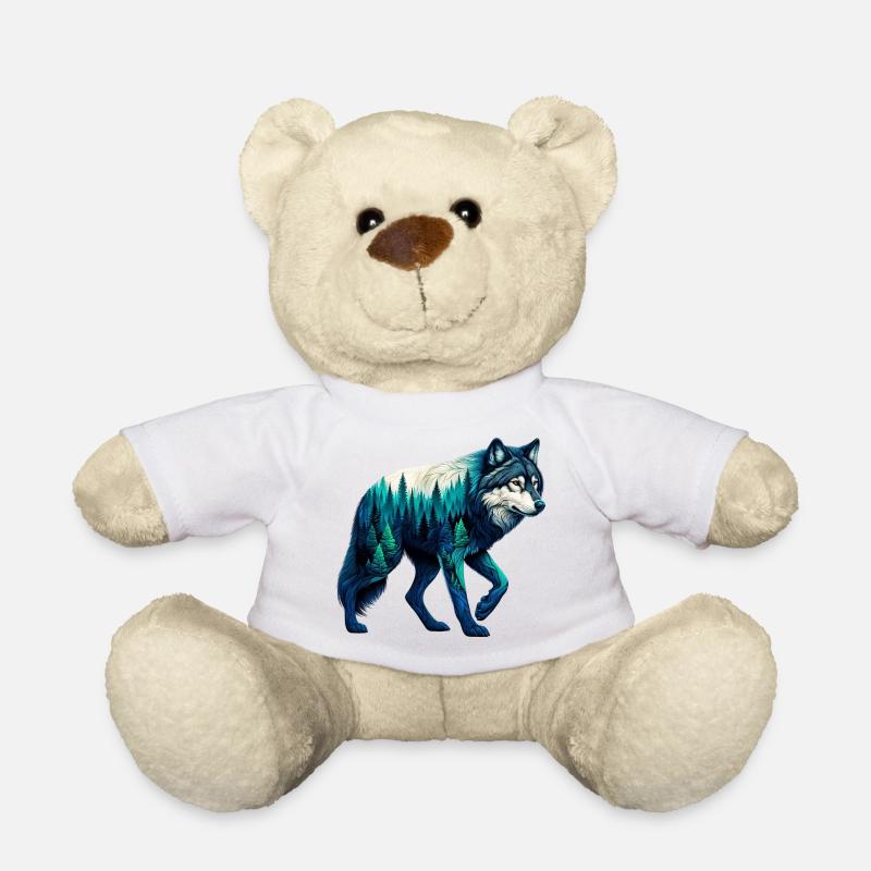 Wolf - Teddy - Weiß