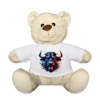 Stier - Teddy - Weiß - Vorne