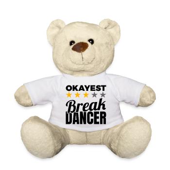 Okayest Breakdancer - Teddy - Weiß - Vorne