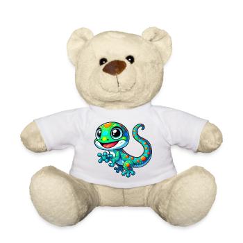 Gecko - Teddy Bear - white - Front