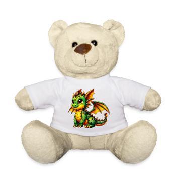 Drache - Teddy - Weiß - Vorne