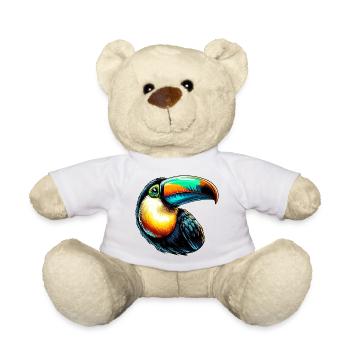 Toucan - Teddy Bear - white - Front