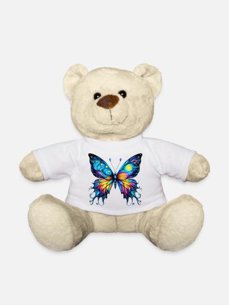 Van Gogh Schmetterling - Teddy - Weiß