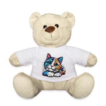 Katze - Teddy - Weiß - Vorne