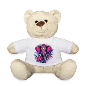 Elefant - Teddy - Weiß - Vorne