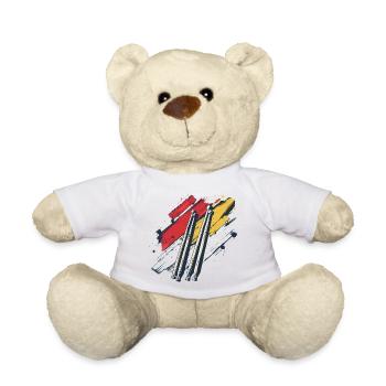Drumsticks Graphic - Teddy Bear - white - Front