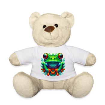 Frog - Teddy Bear - white - Front
