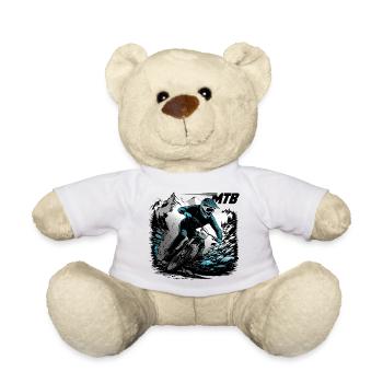 VTT Descente - Nounours - blanc - Devant