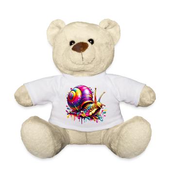 Schnecke - Teddy - Weiß - Vorne