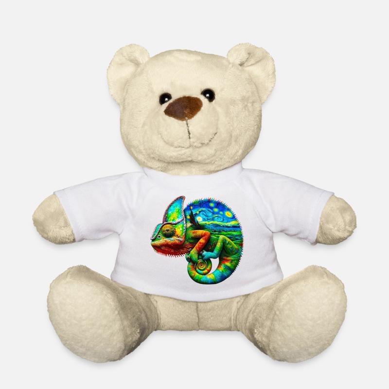 Van Gogh Chamäleon - Teddy - Weiß