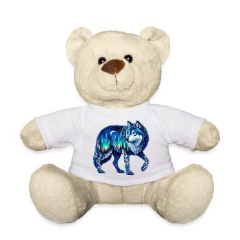 Wolf - Teddy Bear - white - Front