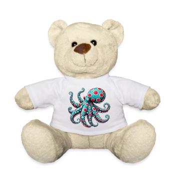 Pieuvre - Nounours - blanc - Devant