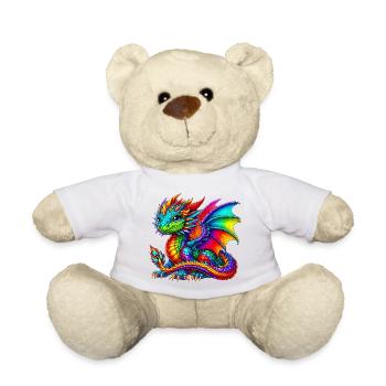 Drache - Teddy - Weiß - Vorne