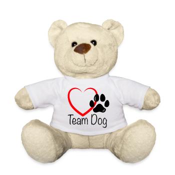 Team Dog Herz - Teddy - Weiß - Vorne