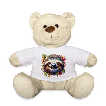 Faultier - Teddy - Weiß - Vorne