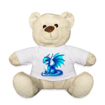 Dragon - Teddy Bear - white - Front