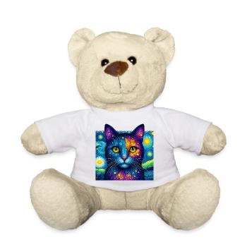 Cat - Teddy Bear - white - Front