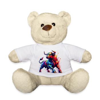 Stier - Teddy - Weiß - Vorne
