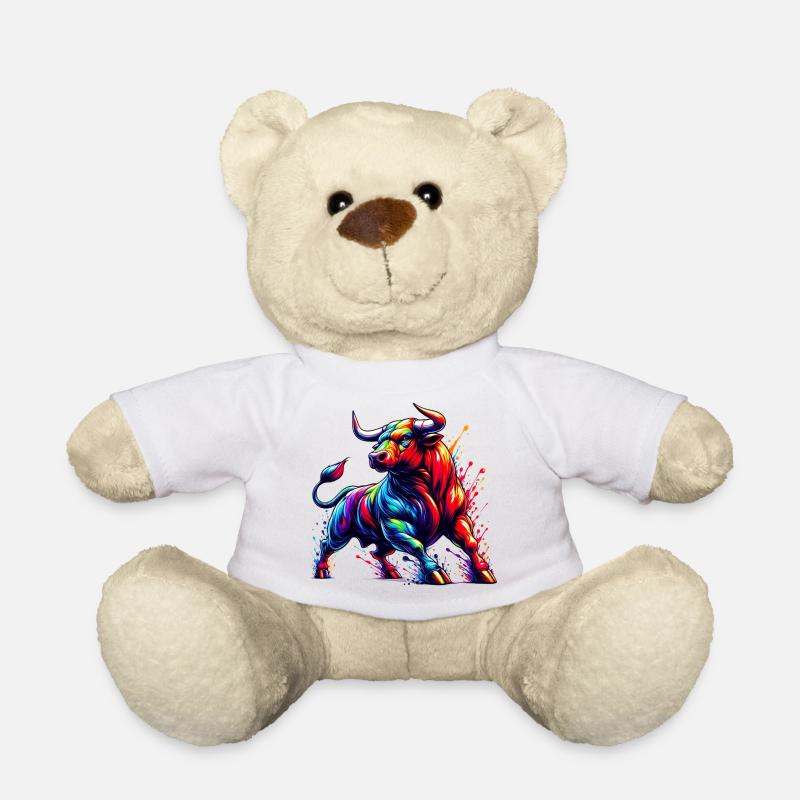 Stier - Teddy - Weiß