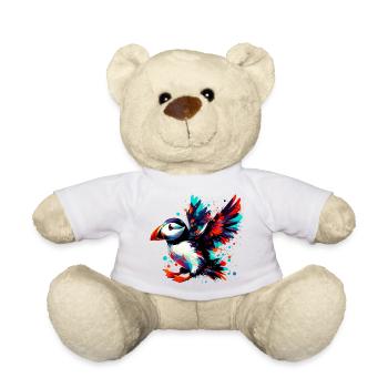 Puffin - Teddy Bear - white - Front